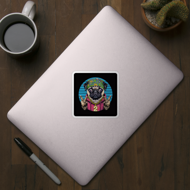 Pug Life: Urban Swagger Pug Boss by Steve
